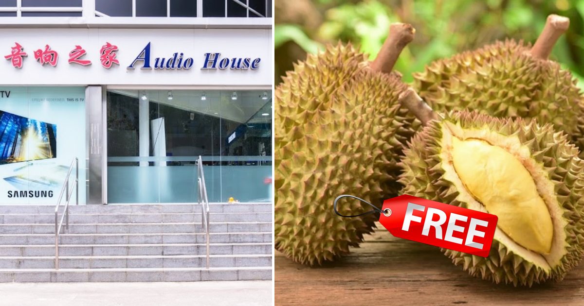 Audio House is giving durians FOC and here’s five simple steps to get them