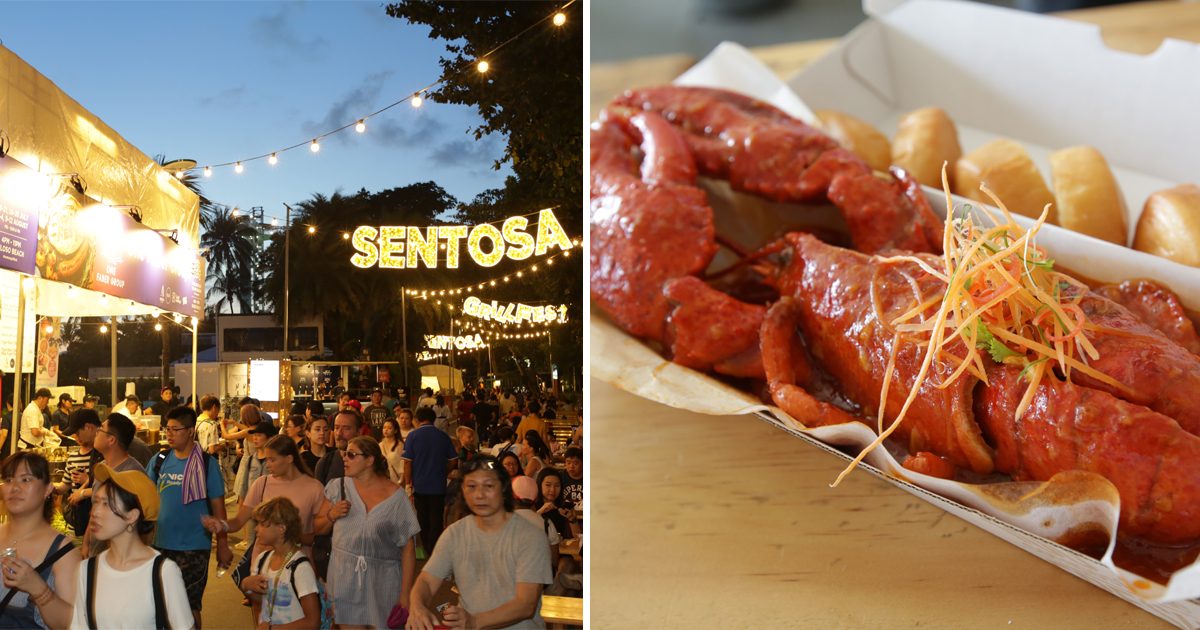 Five Must Try food including chilli lobster at the Sentosa GrillFest happening from now till 12 August