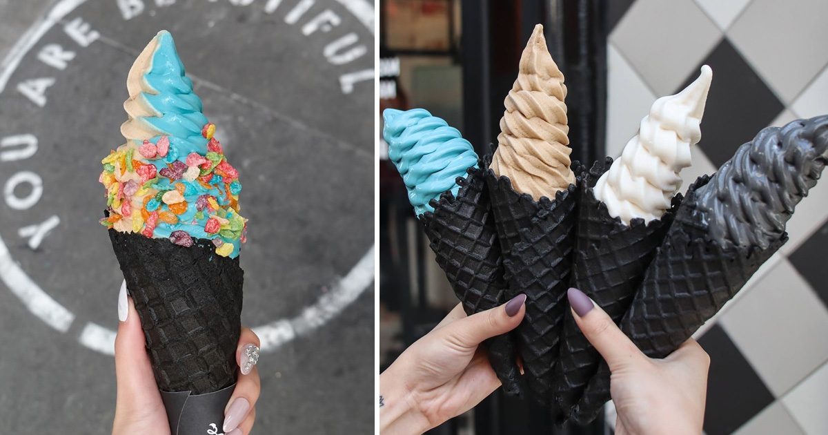 Popular Gothic Charcoal Ice-cream shop from Los Angeles opens its flagship store at Wheelock Place