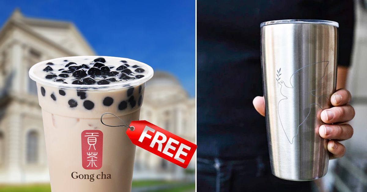 National Museum is giving away free Gong Cha Milk Tea till 15 September to patrons who brings own bottle