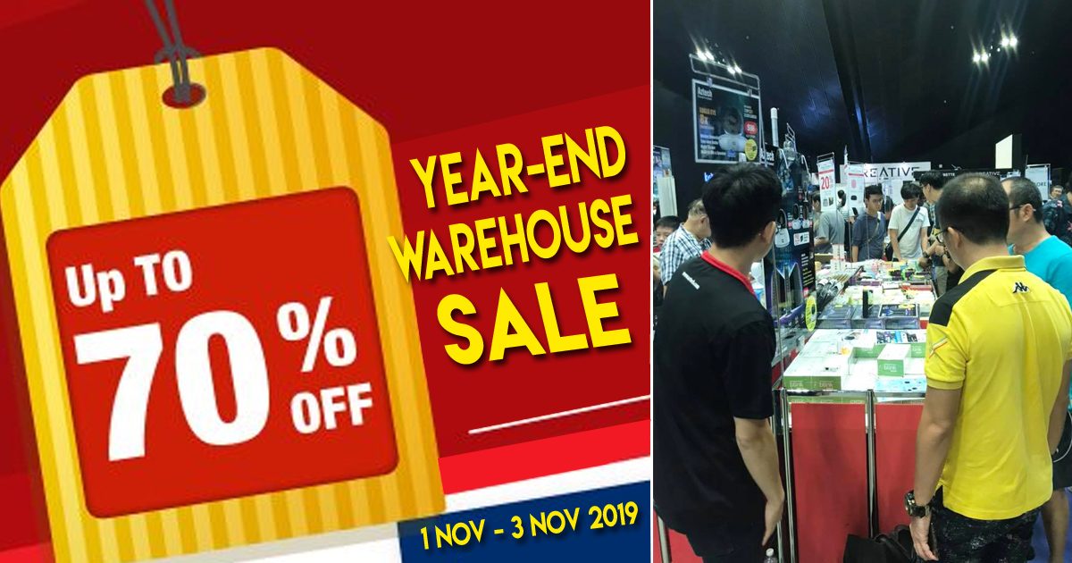 Aztech Warehouse Warehouse Sales Offers discounts up to 70% off