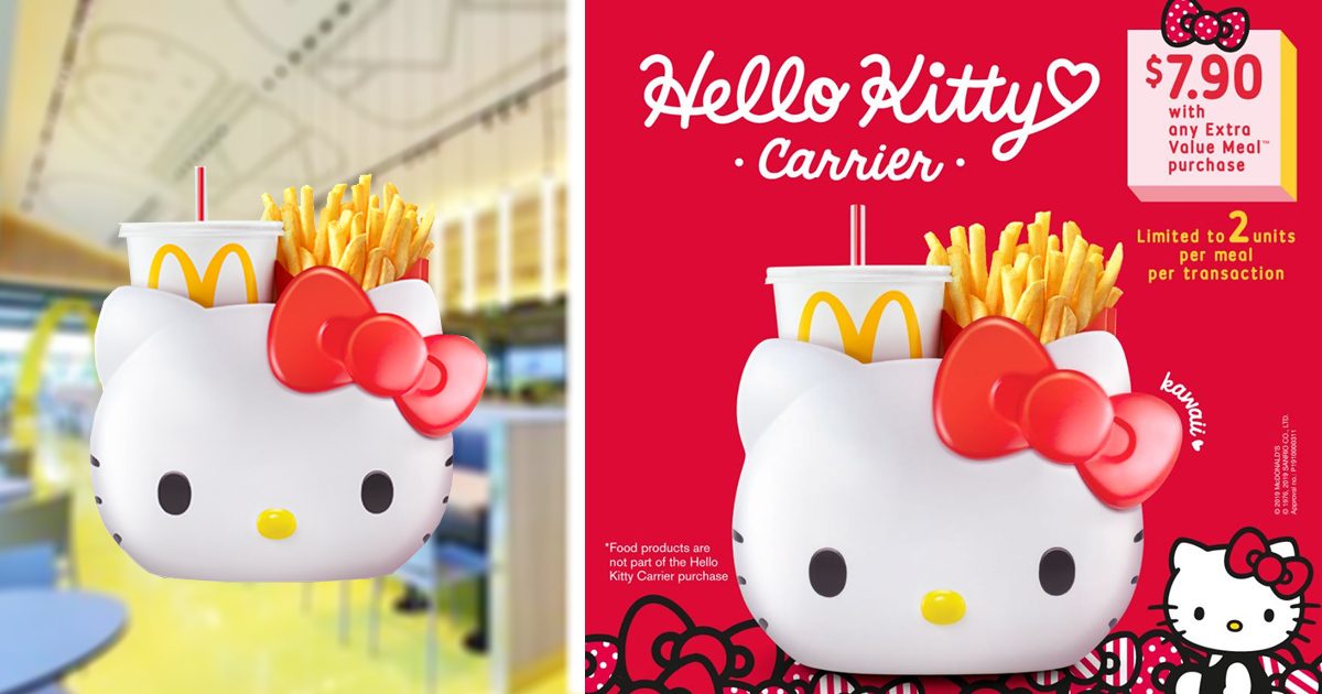 McDonalds Singapore to sell limited edition Hello Kitty holders from tomorrow