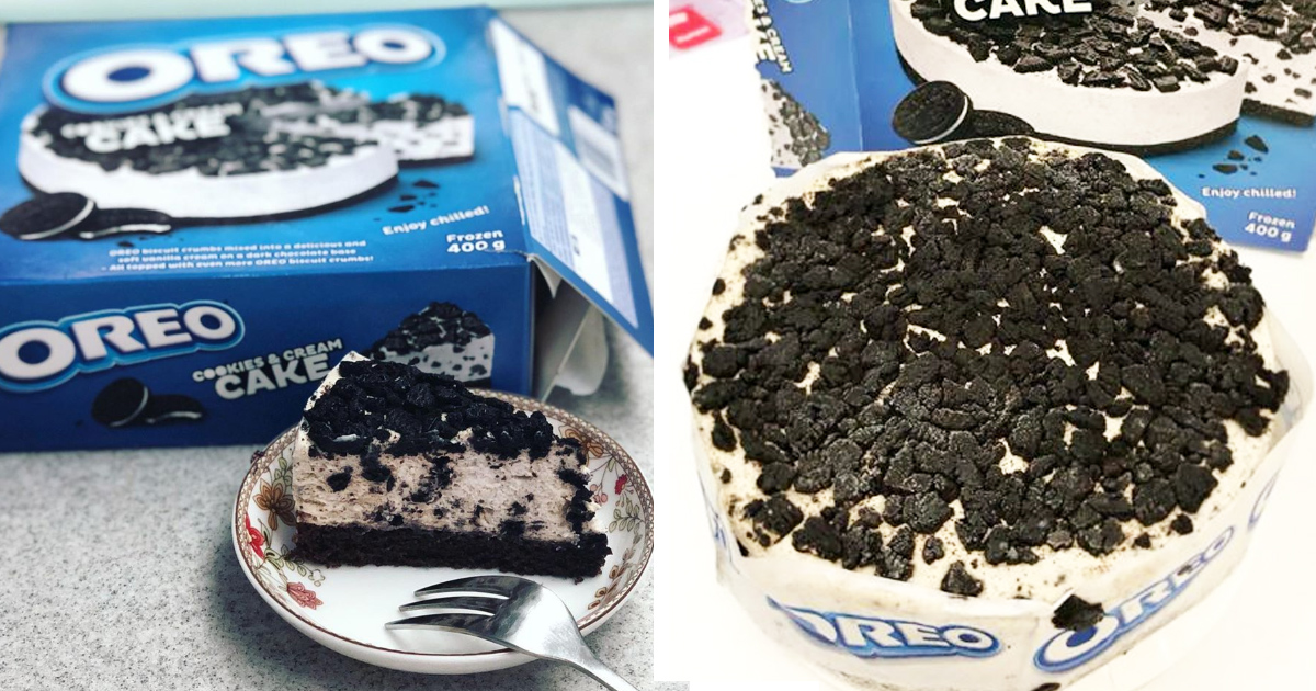 Oreo Cookies & Cream Ice Cream Cake now selling at $12.95 at Cold Storage & Giant supermarkets in S’pore