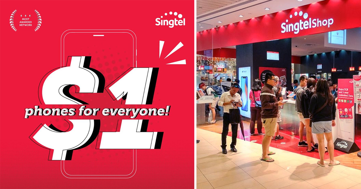 Singtel offers S$1 phone for Huawei P30 Pro, Samsung Galaxy S10+ and more for new sign-ups or re-contract