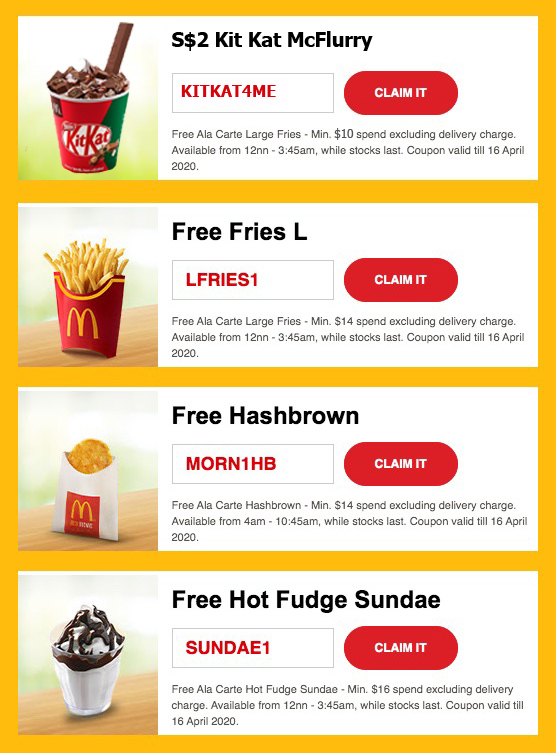 Mcdelivery Promotion Codes For Circuit Breaker 2 Double Filet O Fish Meals From S 12 And More Mustvisit Sg