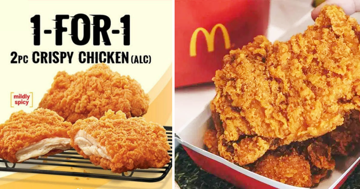 CB Phase 1 Promo: McDonald’s Singapore offers 1-For-1 Crispy Chicken