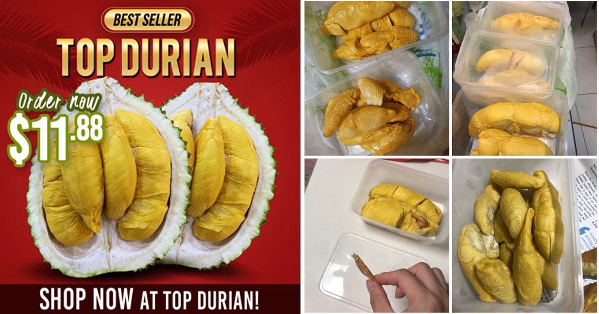 CB Phase 1 Promo: Singapore Durian Stall selling durians online from S$11.88