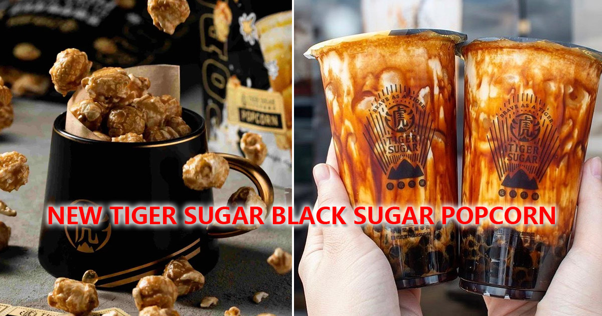 Tiger Sugar launches new Tiger Sugar Black Sugar Popcorn at S$3.90