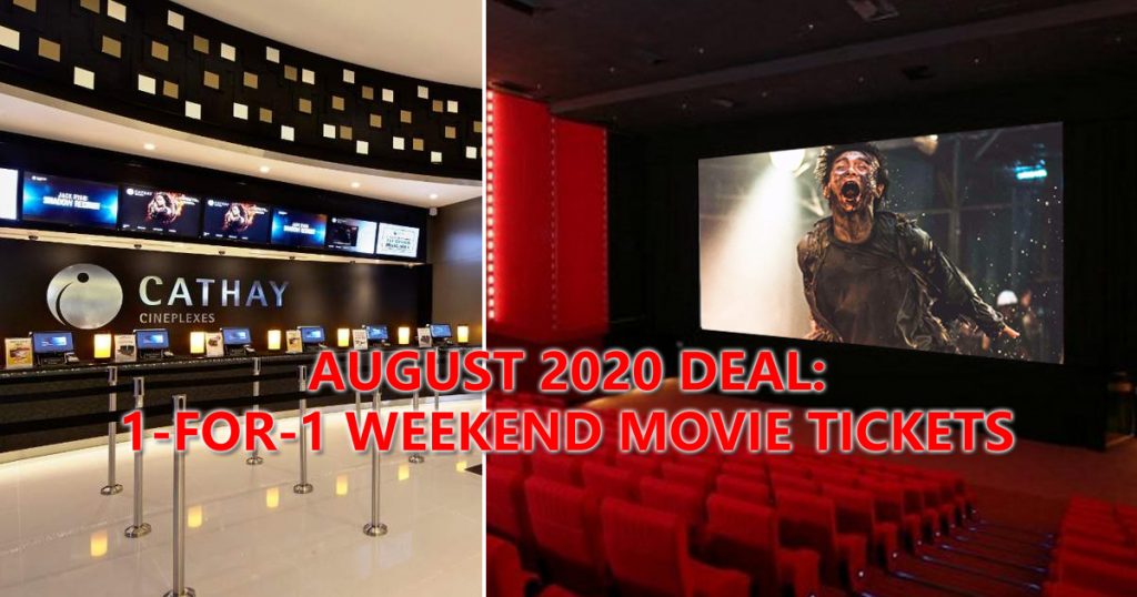 Cathay Cineplexes To Offer 1-for-1 Weekend Movie Tickets For The Entire ...