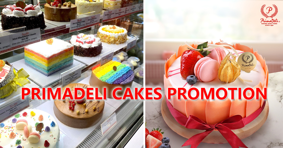 PrimaDeli celebrates 28th anniversary by offering its 1kg cakes at S$28, usual price S$43.80