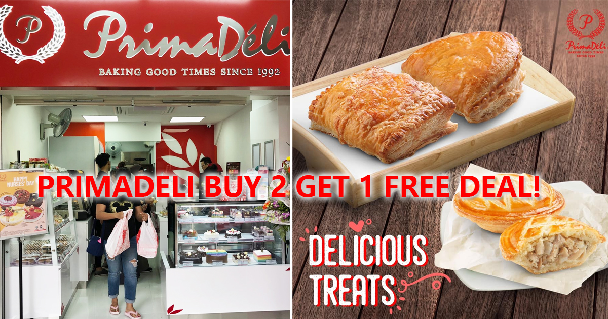 PrimaDeli introduces Buy 2 Get 1 Free on selected pastries, until 1 November 2020