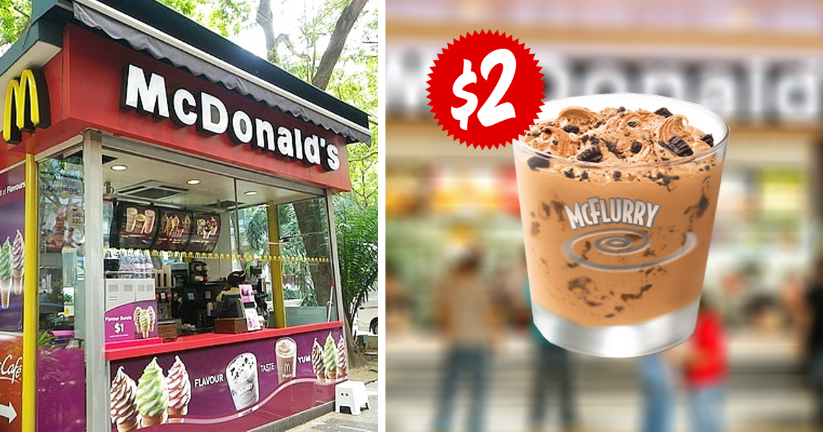 McDonalds Singapore offers new Yuanyang McFlurry at only S$2, until 16 Dec 2020