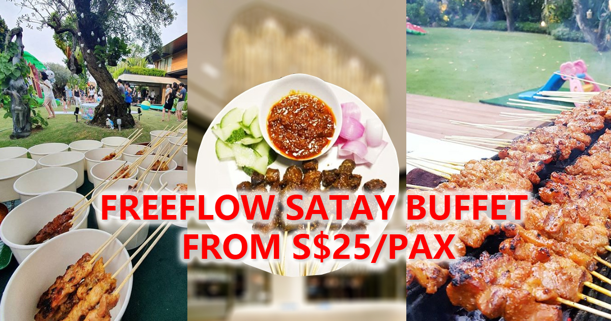 Singapore satay supplier, Satayboy, is offering S$25 per pax freeflow satay buffet