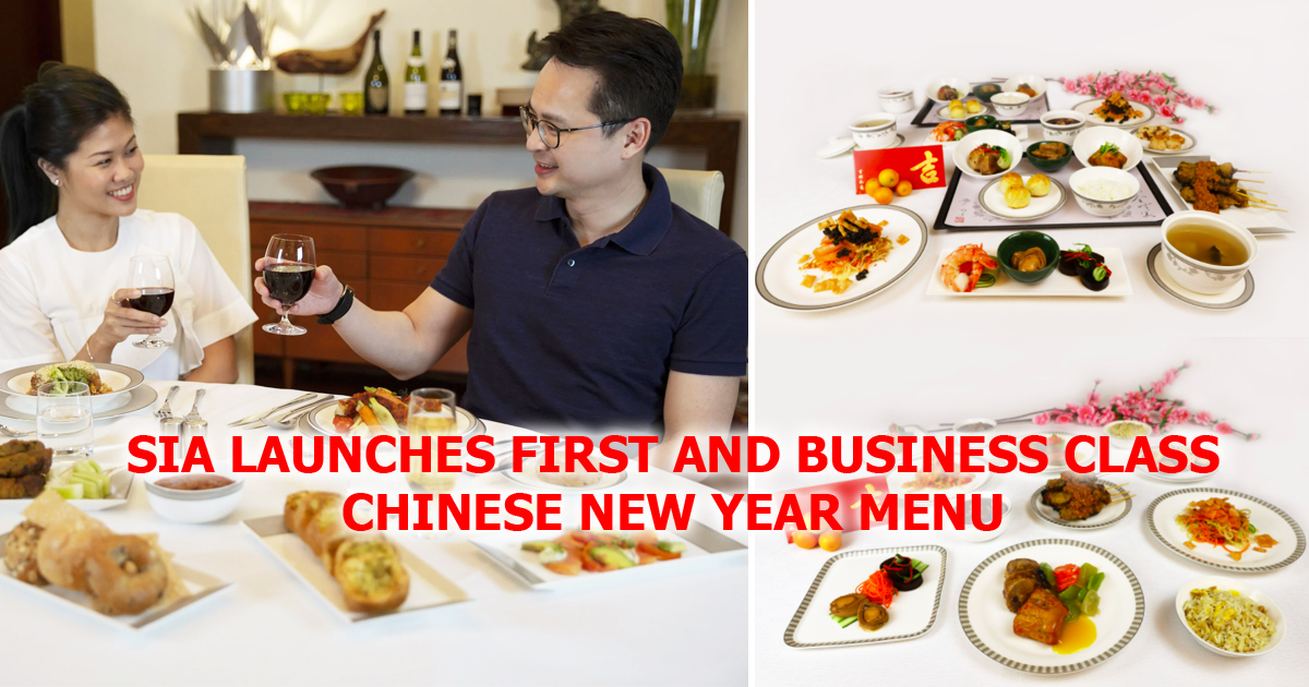 Singapore Airline launches CNY menu from S$288, featuring Prosperity Yusheng with Oscietra caviar