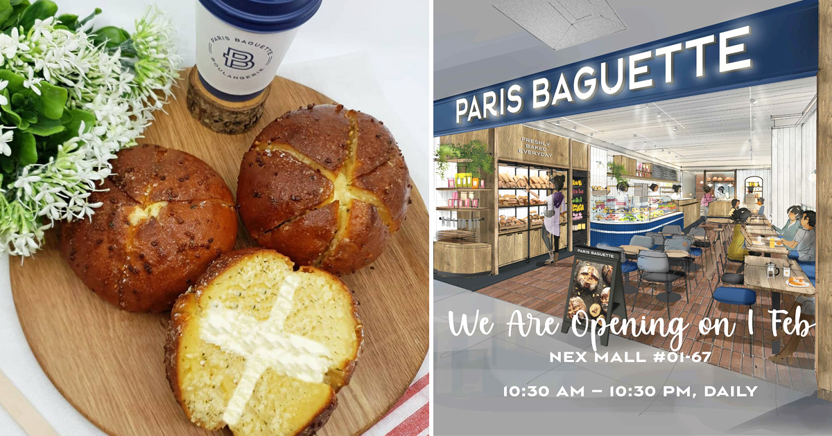 Paris Baguette NEX Opening Promotion, S$1 on selected soft bread range and more