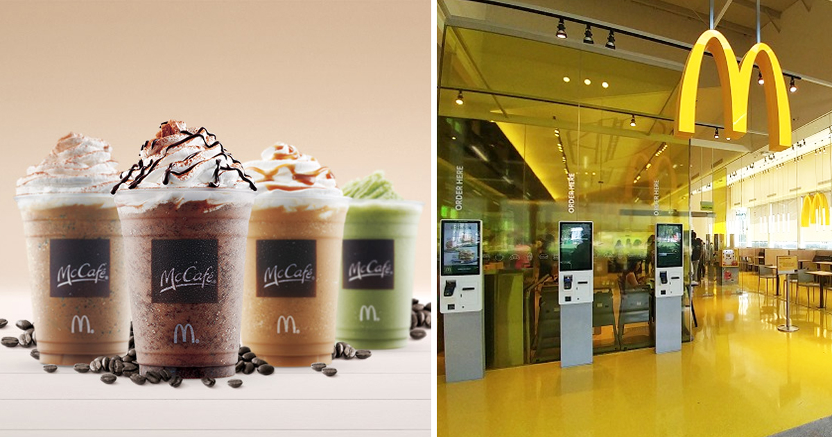 McDonald’s Singapore Offers two Frappe for S$5 with any purchase, until 9 May 2021