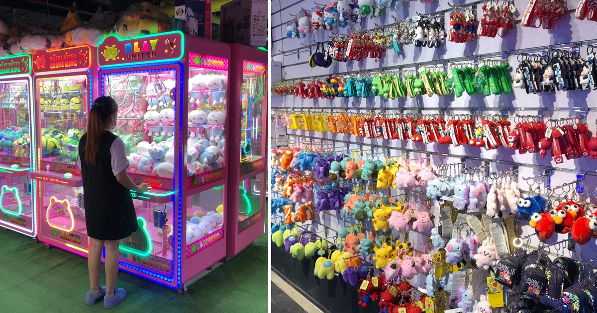 Southeast Asia’s largest claw machine arcade opens at Tampines 1, featuring 328 types of claw machines