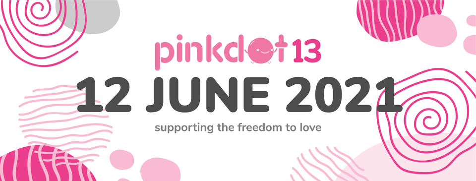 Pink Dot 13 happening on 12 June, supporting the mission to love