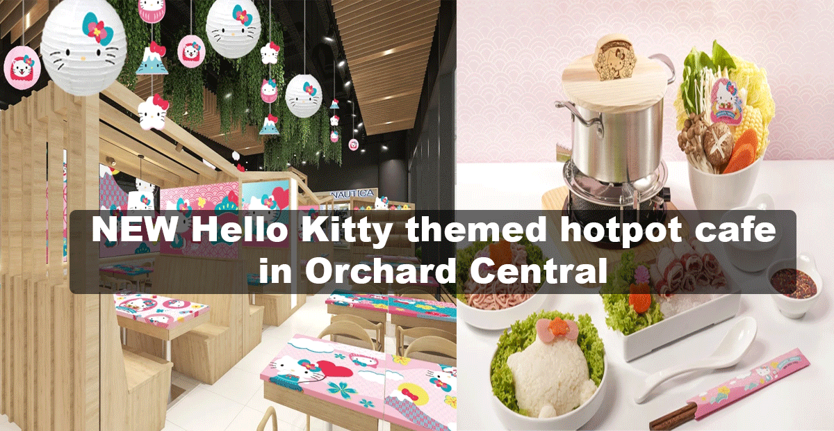 NEW Hello Kitty themed hotpot cafe, with a variety of kawaii ingredients and soup base