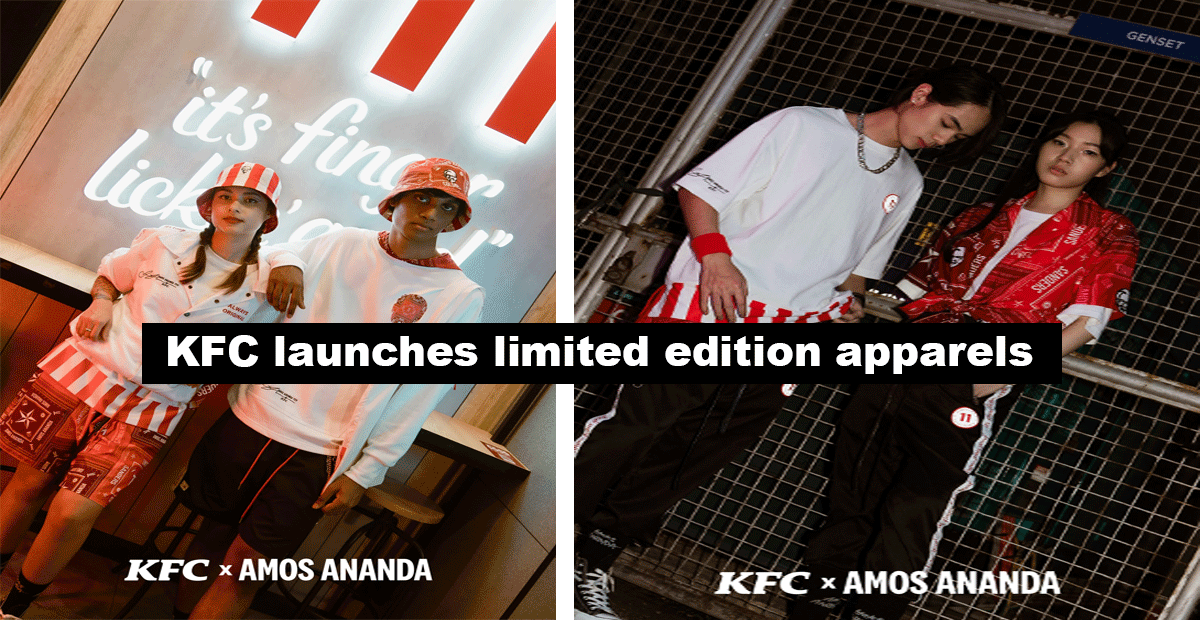 KFC launches trendy streetwear collection on Shopee, from today onwards