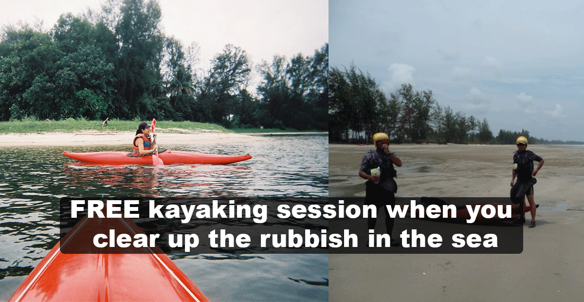 Go on a FREE kayaking trip and save the environment at the same time