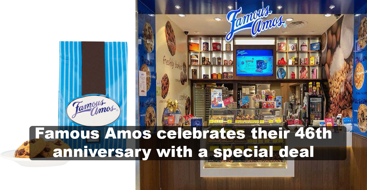 Get this exclusive Famous Amos promotion for their 46th Anniversary, till 7 October only