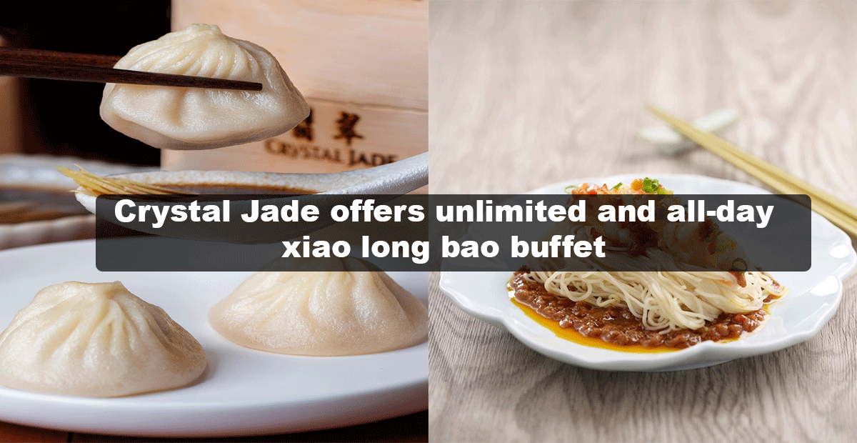 Enjoy UNLIMITED Xiao Long Bao at Crystal Jade at a special price, until end of November