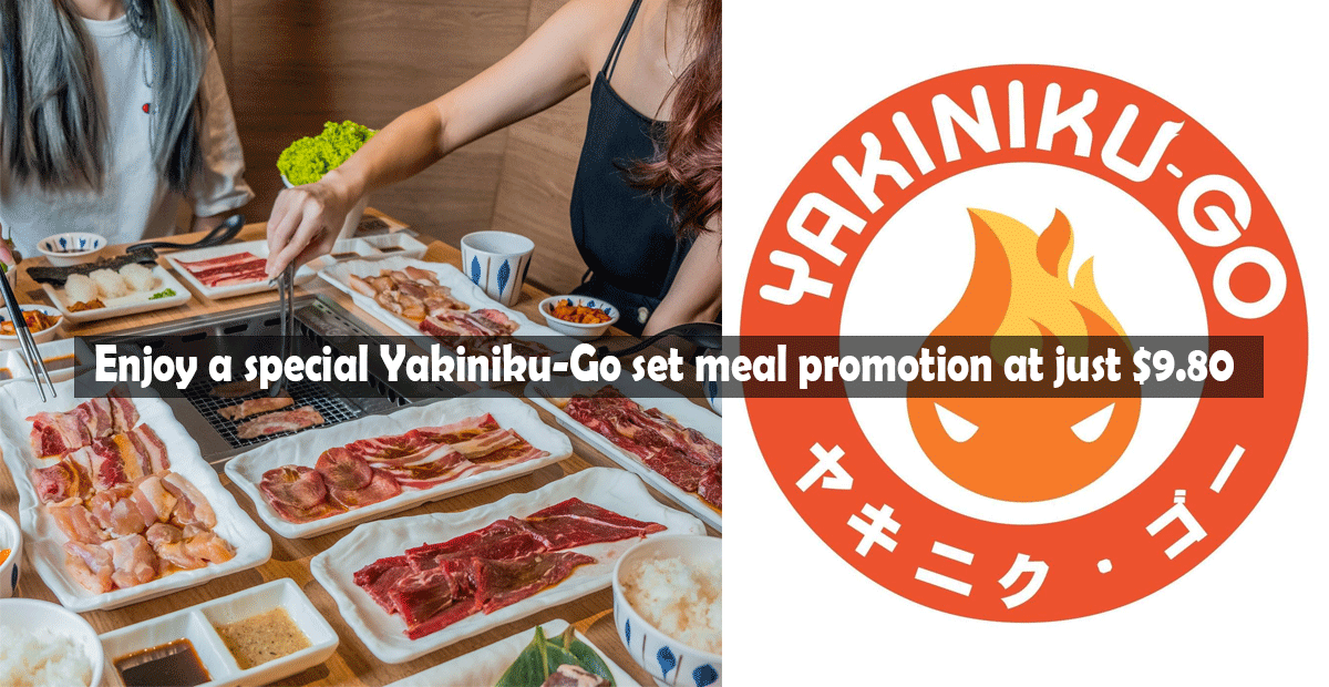 Enjoy a special Yakiniku-Go set meal promotion at $9.80 at their new outlet, until 7 November only