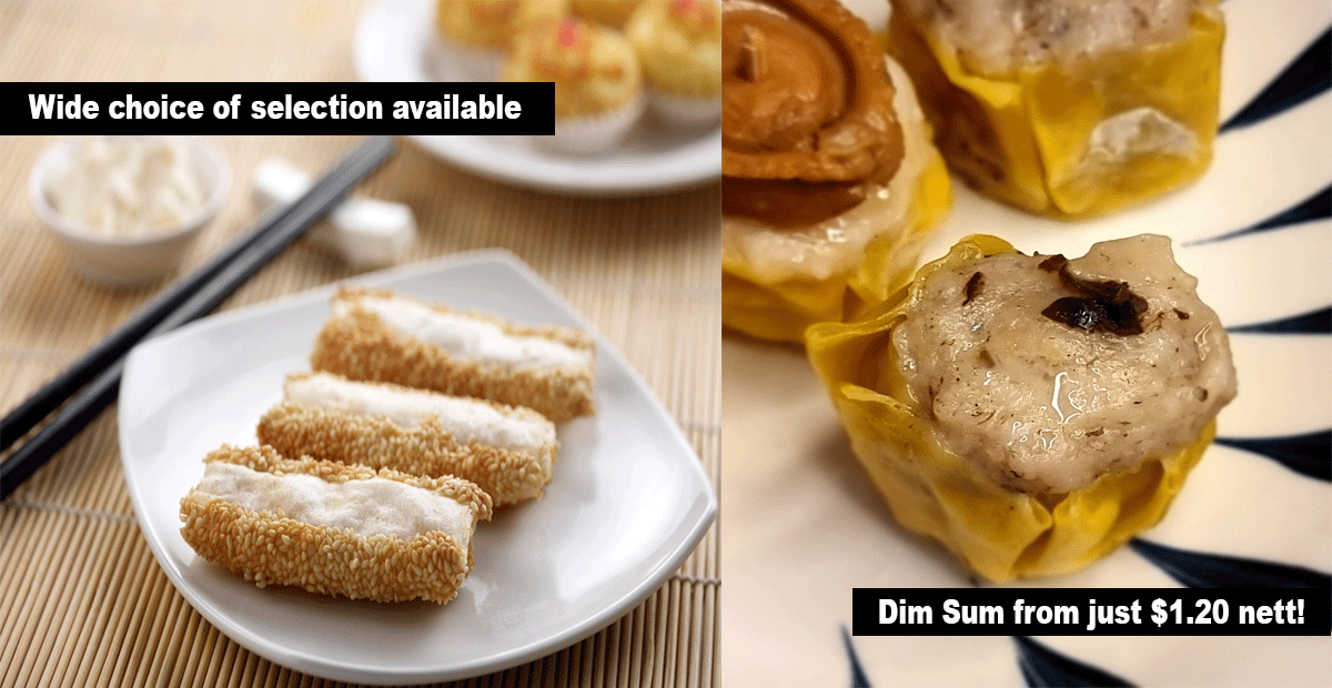 This Dim Sum shop in Marina Square offers dishes from $1.20 nett, great for those on a budget