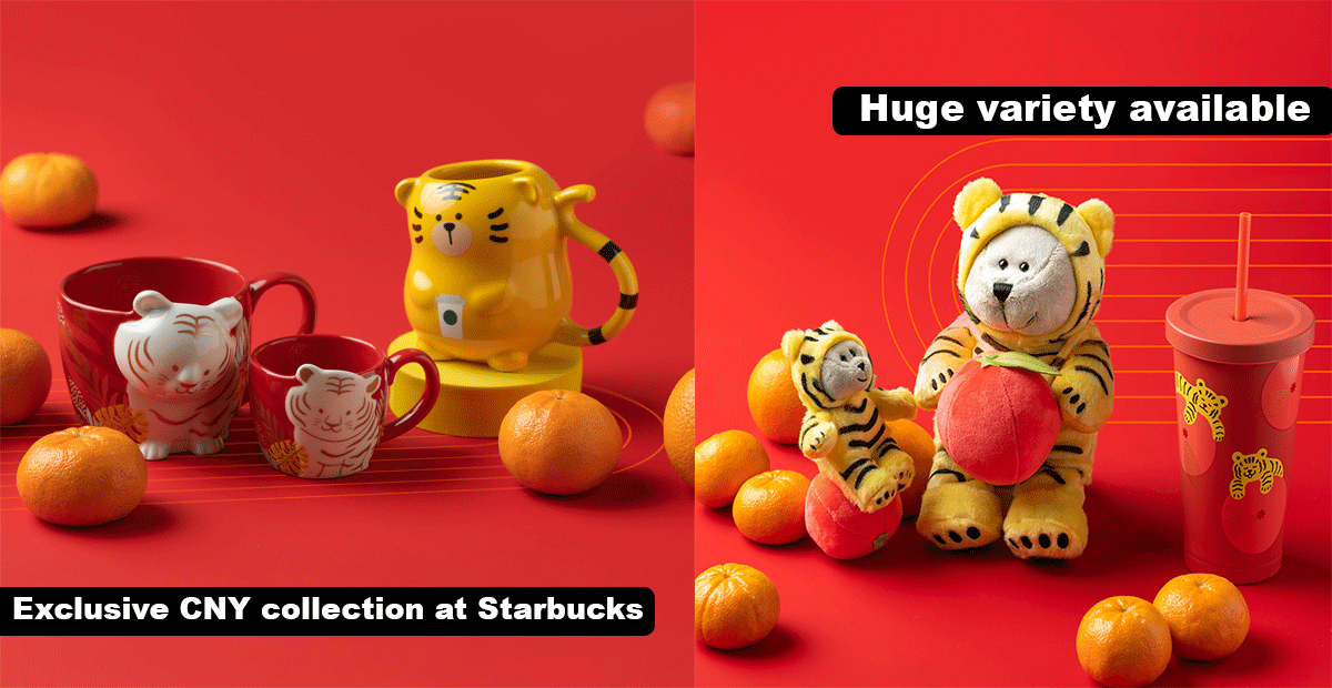 Starbucks launches special Lunar New Year edition collection, from 5 January 2022 onwards