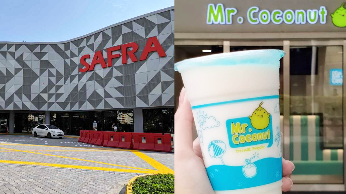 SAFRA members gets FREE Mr Coconut Shake from now till 30 April 2022
