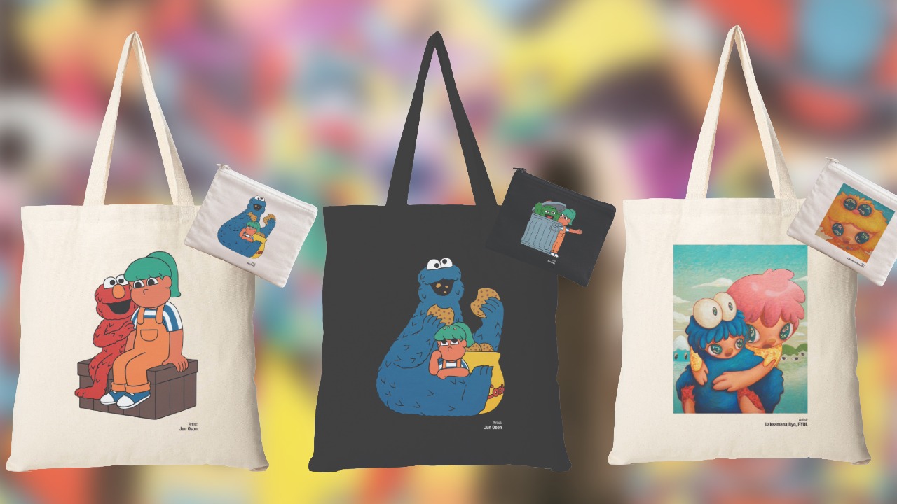 Sesame Street Magical Art World merchandise and tote bag redemption
