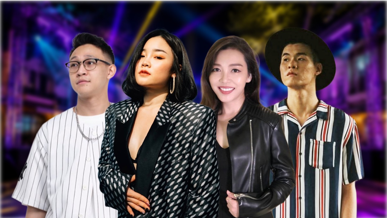 Live performers and DJs at the Holland Village night festival