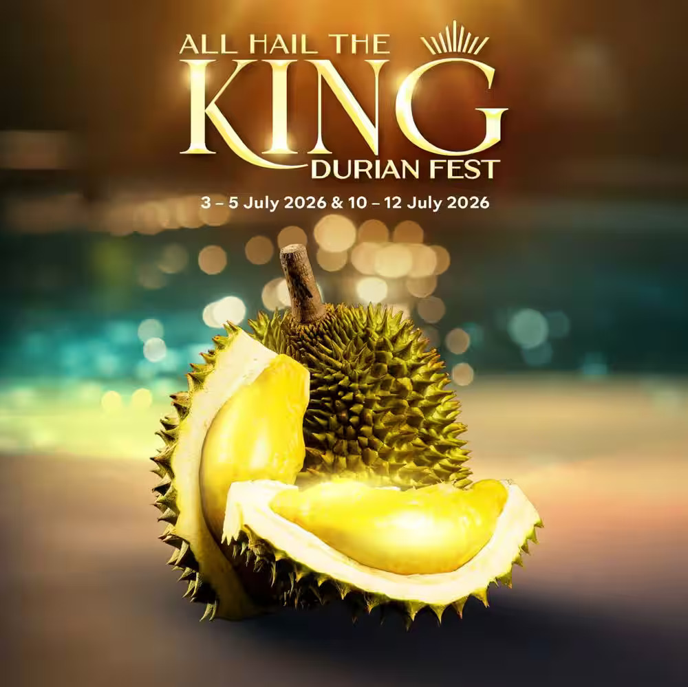 RWS durian buffet featuring unlimited premium durians