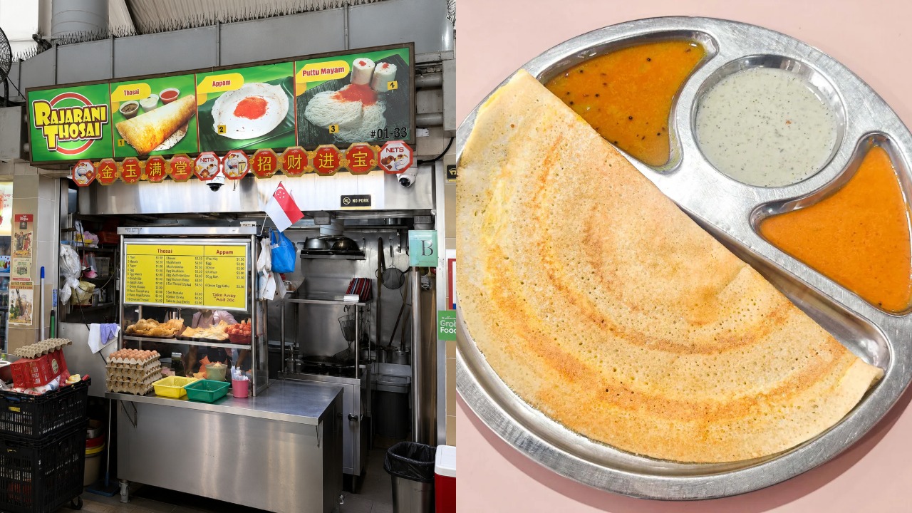 Singapore Bib Gourmand 2026 Rajarani Thosai at Tampines Round Market