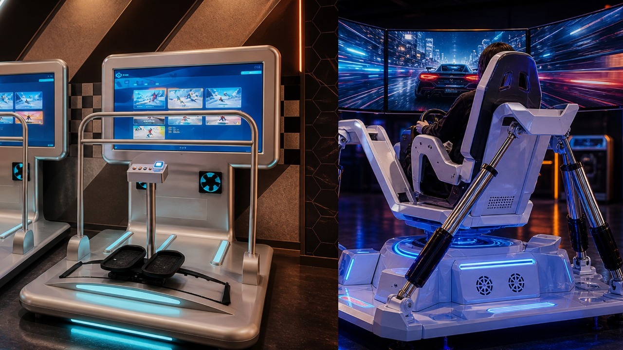 Hyper-Drift Arena racing simulator at PLAYON Downtown East