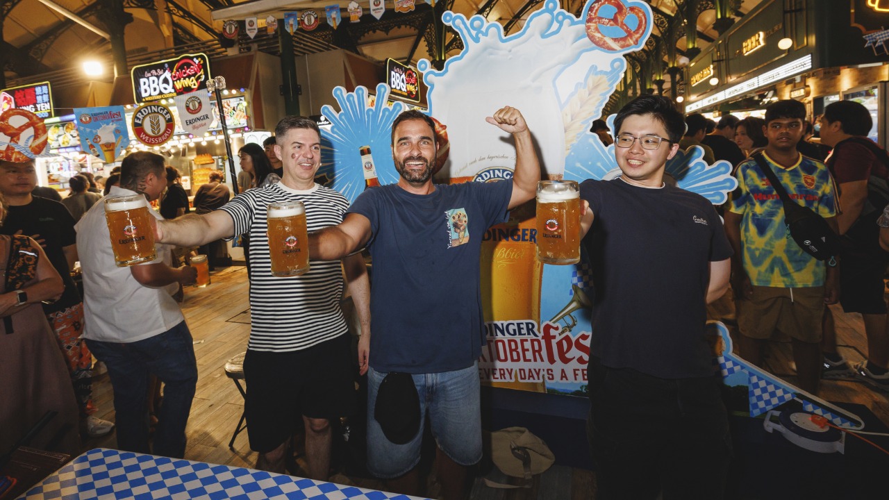 ERDINGER Oktoberfest celebration at Lau Pa Sat