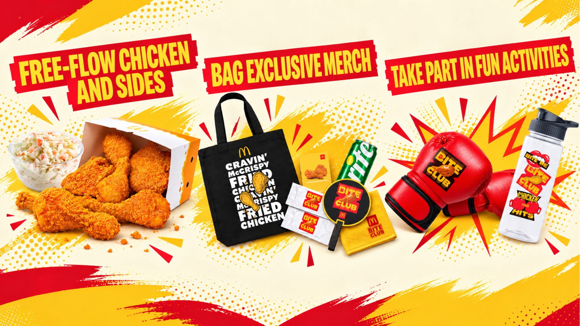 McDonald’s McCrispy Bite Club event